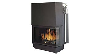 EDILKAMIN ACQUATONDO 29 2 Όψεων 28KW Τζάκι καλοριφέρ (α.δ.) 