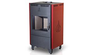 Σόμπα Καλοριφέρ Ξύλου Arte Phoenix Hydro Κόκκινο