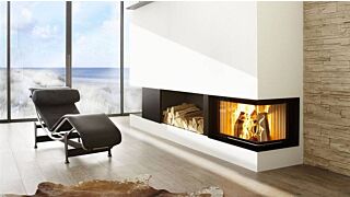 Ενεργειακό Τζάκι Brunner Corner 53/121/50 - Δύο Όψεων