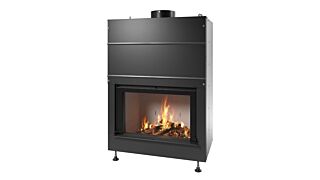 Ενεργειακό Τζάκι καλοριφέρ Caminetti Montegrappa Light 80-27S