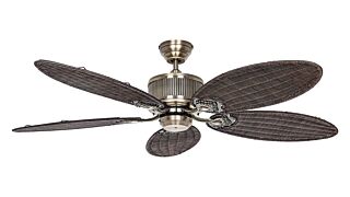 Ανεμιστήρας Οροφής Casafan Caribbean Dream Eco II MA-RTN 137cm Antique Brass - Antique Rattan