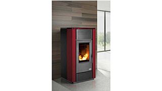 Θερμοϋδραυλική σόμπα Pellet KARMEK ONE LONDRA ACCIAIO 27KW