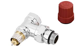 Θερμοστατική βαλβίδα θερμαντικών σωμάτων DANFOSS RA-NCX Γωνιακή