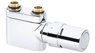 Θερμοστατικός διακόπτης θερμαντικών σωμάτων DANFOSS VHX DUO Ίσιο Χρωμέ