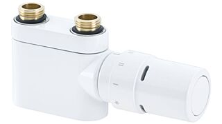 Θερμοστατικός διακόπτης θερμαντικών σωμάτων DANFOSS VHX DUO Ίσιο Λευκό