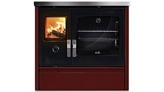 Σόμπα φούρνος ξύλου Deville Melisse 90 Μπορντώ
