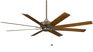 Ανεμιστήρας οροφής Fanimation LEVON Λαδοτριμμένος Χαλκός 160cm (63) με Πτερύγια Καρυδιάς