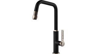 Gessi Officine Inox Finish - Black Matt με συρόμενο ντους