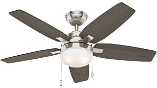 Ανεμιστήρας οροφής HUNTER ARCOT Brushed Chrome 46 inches (117cm) 50646