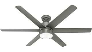 Ανεμιστήρας οροφής HUNTER Solaria DC - Matte Silver - Silver 152cm 51767