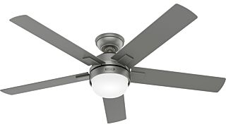 Ανεμιστήρας οροφής HUNTER Zeal - Matte Silver - Silver 132cm 51778