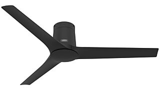 Ανεμιστήρας οροφής HUNTER Athens Low Profile - Matte Black - Black 132cm 52693