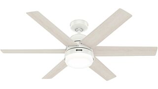 Ανεμιστήρας οροφής HUNTER Arete DC - Fresh White - Bleached Alder 132cm 52705