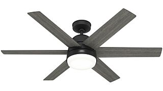 Ανεμιστήρας οροφής HUNTER Arete DC - Matte Black - Dark Grey Oak 132cm 52706