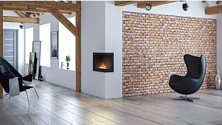 Τζάκι Βιοαιθανόλης SIMPLE FIRE CORNER 600 Right