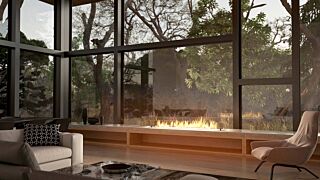 Ένθετος Καυστήρας Βιοαιθανόλης Infire Slimline Insert Black 2000