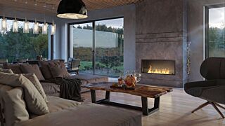 Τζάκι Βιοαιθανόλης INFIRE Slim Inside Black 1200