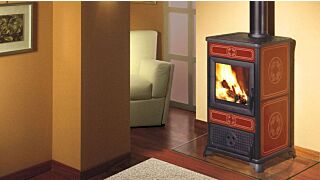 Σόμπα ξύλου Edilkamin - Italiana Camini Ninfa Μπορντώ