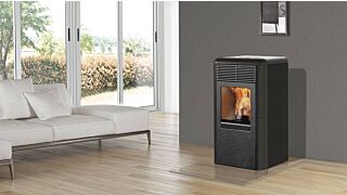 Σόμπα Pellet Αερόθερμη EDILKAMIN - Italiana Camini POINT PLUS 8KW