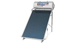 Nobel Classic Inox 200lt/2.6τμ (1χ2.6τμ). Διπλής ενέργειας. Βάση ταράτσας