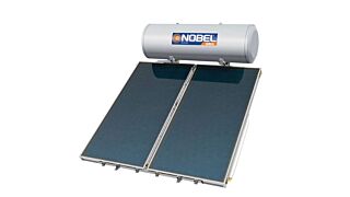 NOBEL Aelios CUS Glass 160lt 3.0 τμ (2x1.5τμ) Τριπλής ενέργειας Βάση ταράτσας 