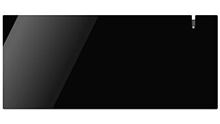 Radialight Aetherea 1500 Watt Μαύρο - Ψηφιακός Θερμοπομπός Διπλής Λειτουργίας με Γυάλινη Πρόσοψη