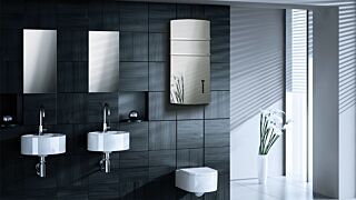 Ηλεκτρική πετσετοκρεμάστρα μπάνιου Radialight DEVA Mirror 1500 Watt με Πρόσοψη Καθρέπτη