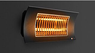 Θερμαντικό σώμα υπέρυθρης ακτινοβολίας Radialight Oasi Black 2000W