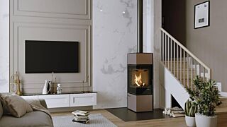 Σόμπα ξύλου Defro Quadroom Long