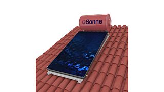 Ηλιακός Θερμοσίφωνας Glass Sonne Atlas 200lt/2.3m² Τριπλής Ενέργειας Α/Θ Επιλεκτικός Συλλέκτης Eco Κεραμοσκεπής