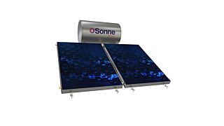 Ηλιακός Θερμοσίφωνας Glass Sonne Atlas 200lt/3m² Τριπλής Ενέργειας Α/Θ Διπλός Επιλεκτικός Συλλέκτης