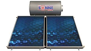 Ηλιακός Θερμοσίφωνας Χαλκού Sonne Atlas 300lt/3.80m² Διπλής Ενέργειας Διπλός Επιλεκτικός Συλλέκτης 