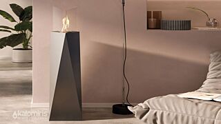 Τζάκι Βιοαιθανόλης Tecno Air System Nairobi Black Επιδαπέδιο