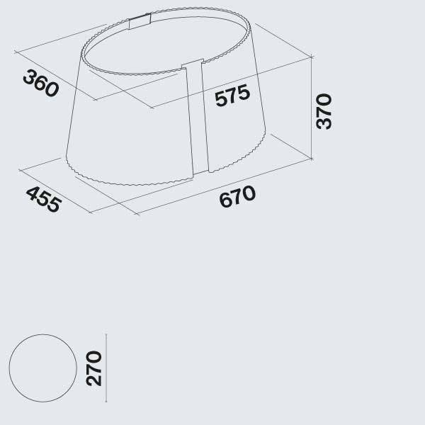 Falmec Marilyn E-ion Διαστάσεις
