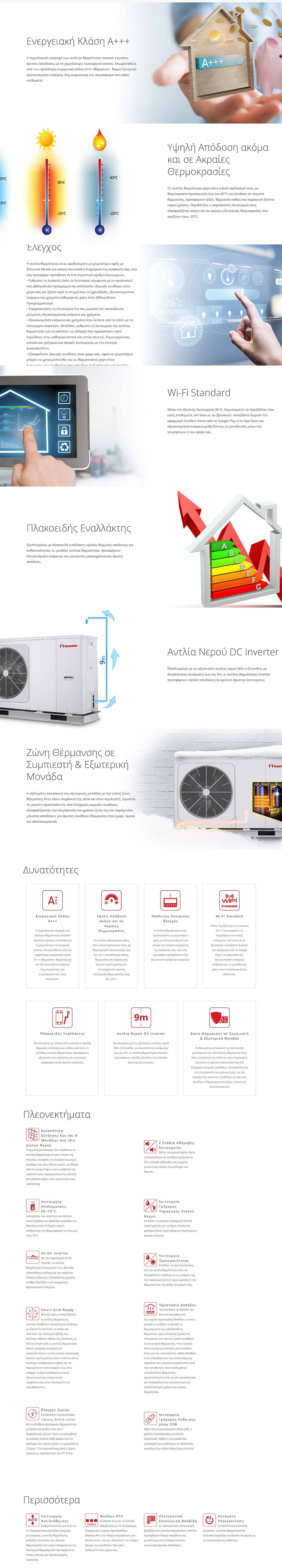 Αντλία θερμότητας Inventor Matrix Monoblock