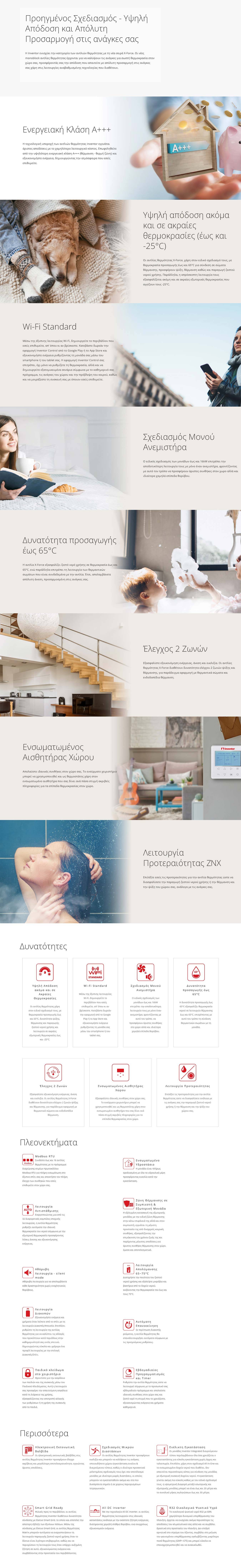 Αντλία θερμότητας Inventor X-Force Monoblock